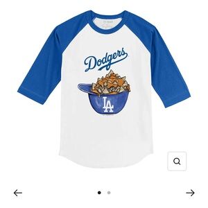 Kids Dodgers Nacho Tee shirt size 10/12